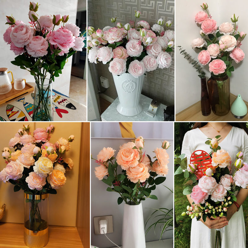 Simulation Plastic Flowers Fake Flower Furnishings Ornament Furnishing