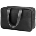 Narwey Full Size Toiletry Bag Women Large Cosmetic Bag Travel Makeup Bag Organizer Medicine Bag for Toiletries Essentials Accessories (Little Blue FlowerLarge)