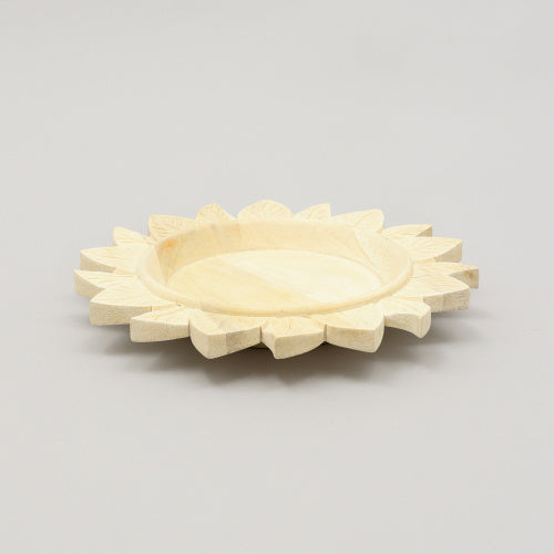 Handcrafted Wood Charger Plate Wooden Dinning Placemat Artisan Wood Tableware