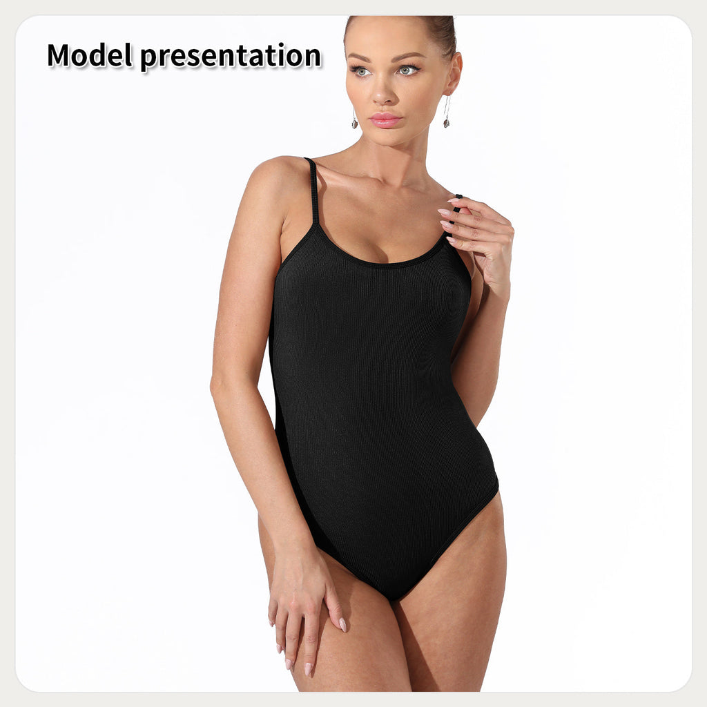 Women's Fashion Simple Solid Color Bodysuit