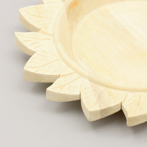 Handcrafted Wood Charger Plate Wooden Dinning Placemat Artisan Wood Tableware