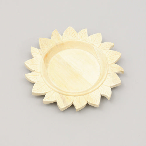 Handcrafted Wood Charger Plate Wooden Dinning Placemat Artisan Wood Tableware